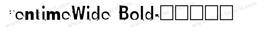 CentimeWide Bold字体转换